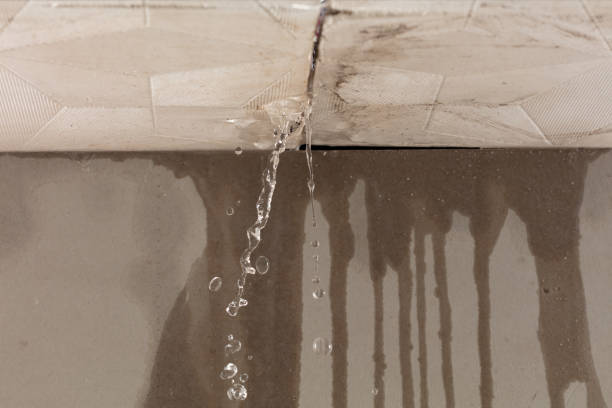 Professional Flood Damage Cleanup technician working in Sandy Hook, MS